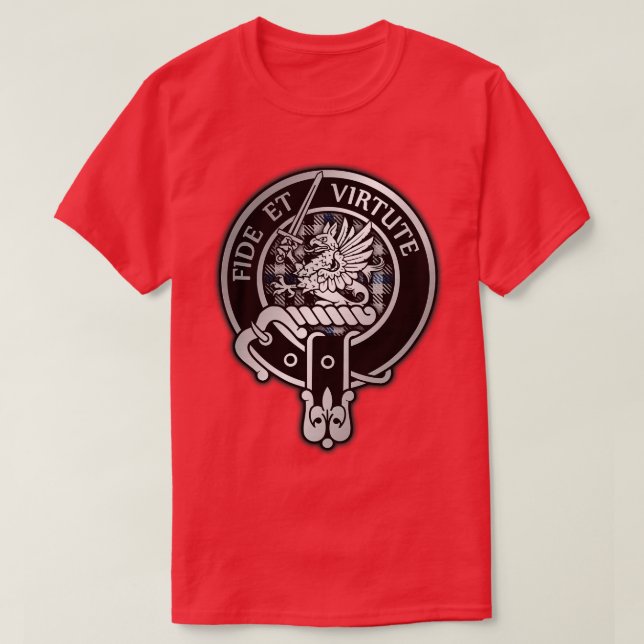 Clan Gladstone Crest Tartan 2 T-Shirt (Design Front)