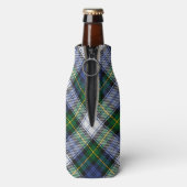 Clan Gordon Crest over Dress Tartan Bottle Cooler (Bottle Back)