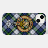 Clan Gordon Crest over Dress Tartan Case-Mate iPhone Case (Back (Horizontal))