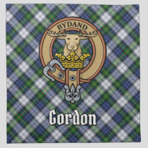 Clan Gordon Crest over Dress Tartan Cloth Napkin
