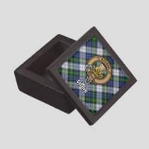 Clan Gordon Crest over Dress Tartan Gift Box