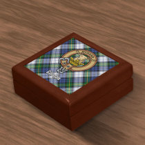 Clan Gordon Crest over Dress Tartan Gift Box