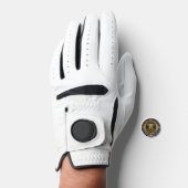 Clan Gordon Crest over Dress Tartan Golf Glove (Composite)