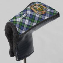 Clan Gordon Crest over Dress Tartan Golf Head Cover