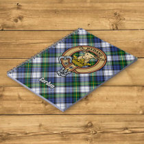 Clan Gordon Crest over Dress Tartan Notebook