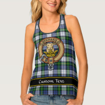Clan Gordon Crest over Dress Tartan Tank Top
