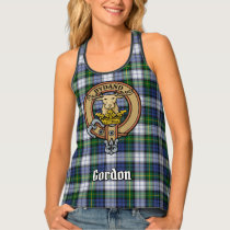 Clan Gordon Crest over Dress Tartan Tank Top