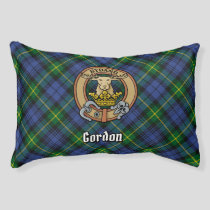 Clan Gordon Crest over Tartan Pet Bed