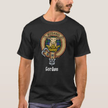 Clan Gordon Crest over Tartan T-Shirt