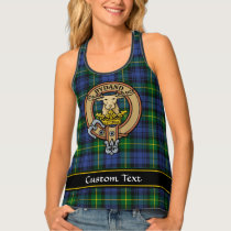 Clan Gordon Crest over Tartan Tank Top