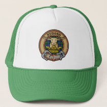 Clan Gordon Crest over Tartan Trucker Hat