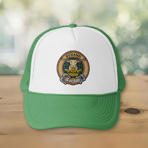 Clan Gordon Crest over Tartan Trucker Hat