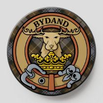 Clan Gordon Crest over Weathered Tartan PopSocket