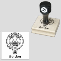 Clan Gordon Crest Rubber Stamp