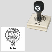 Clan Gordon Crest Rubber Stamp