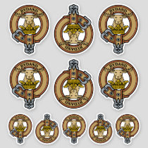 Clan Gordon Crest Sticker Set