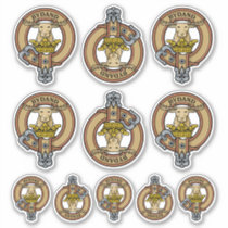 Clan Gordon Crest Sticker Set