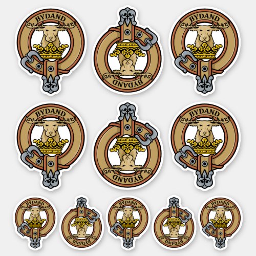 Clan Gordon Crest Sticker Set