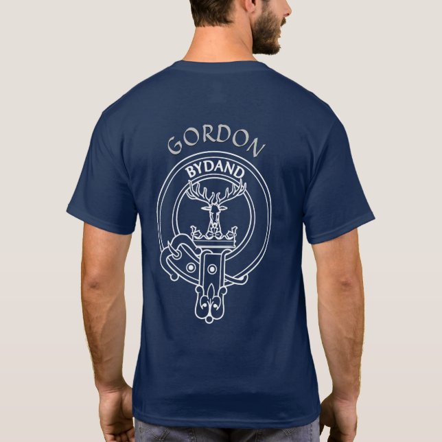Clan Gordon Crest T-Shirt (Back)