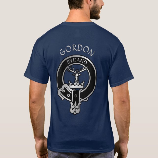 Clan Gordon Crest T-Shirt (Back)