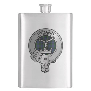 Clan Gordon Crest & Tartan Flask