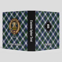 Clan Gordon Dress Tartan 3 Ring Binder