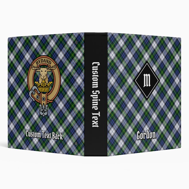Clan Gordon Dress Tartan 3 Ring Binder (Background)