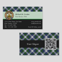 Clan Gordon Dress Tartan Business Card