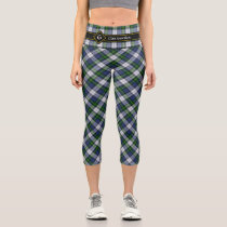 Clan Gordon Dress Tartan Capri Leggings