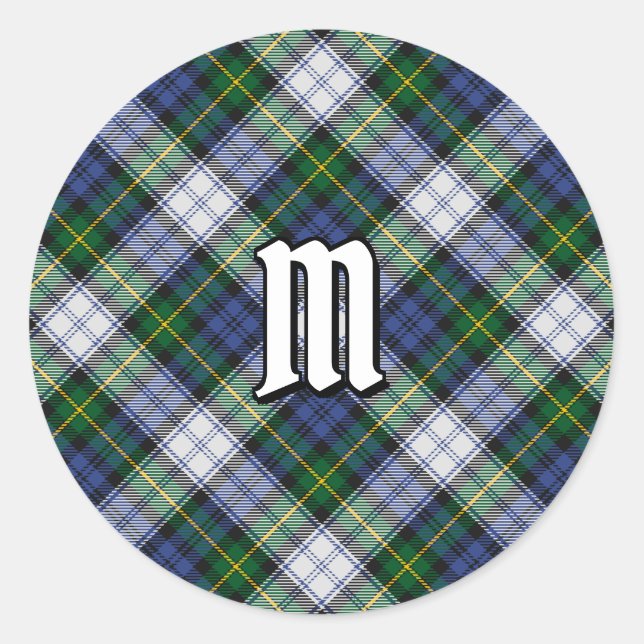 Clan Gordon Dress Tartan Classic Round Sticker (Front)