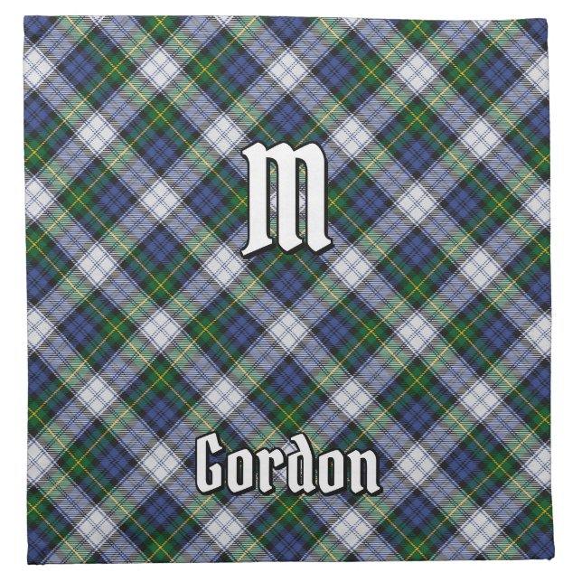 Clan Gordon Dress Tartan Cloth Napkin (Front)