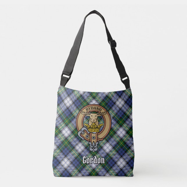 Clan Gordon Dress Tartan Crossbody Bag (Front)