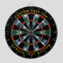 Clan Gordon Dress Tartan Dart Board