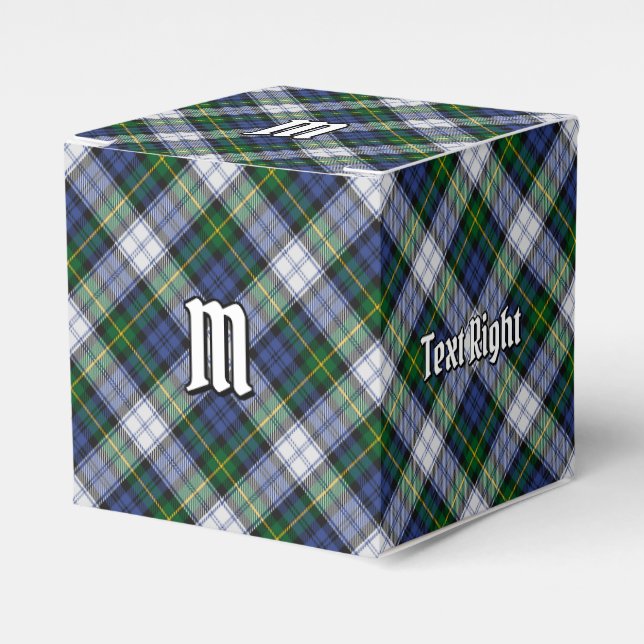 Clan Gordon Dress Tartan Favor Box (Front Side)