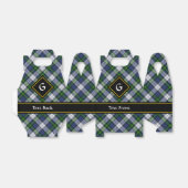 Clan Gordon Dress Tartan Favor Box (Unfolded)