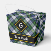 Clan Gordon Dress Tartan Favor Box (Back Side)