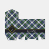 Clan Gordon Dress Tartan Favor Box (Unfolded)