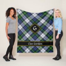 Clan Gordon Dress Tartan Fleece Blanket