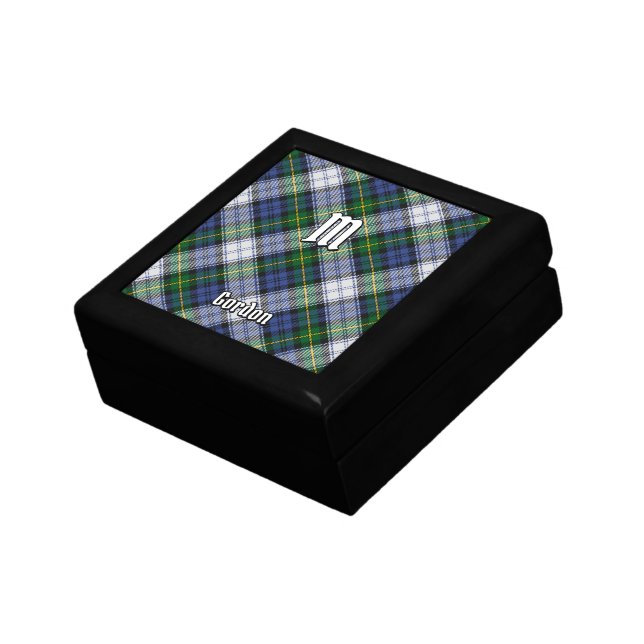 Clan Gordon Dress Tartan Gift Box (Side)