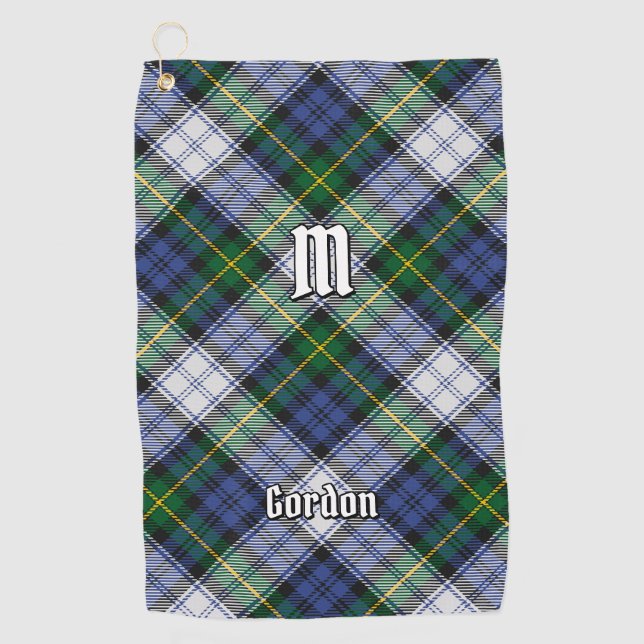 Clan Gordon Dress Tartan Golf Towel (Front)