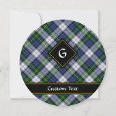 Clan Gordon Dress Tartan Invitation (Front)