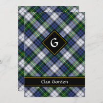Clan Gordon Dress Tartan Invitation