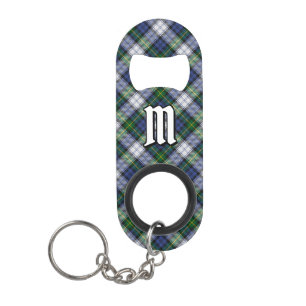 Clan Gordon Dress Tartan Keychain Bottle Opener