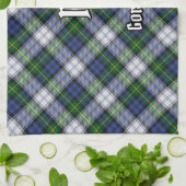 Clan Gordon Dress Tartan Kitchen Towel (Folded)
