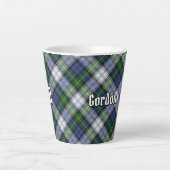 Clan Gordon Dress Tartan Latte Mug (Front)
