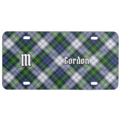 Clan Gordon Dress Tartan License Plate (Front)