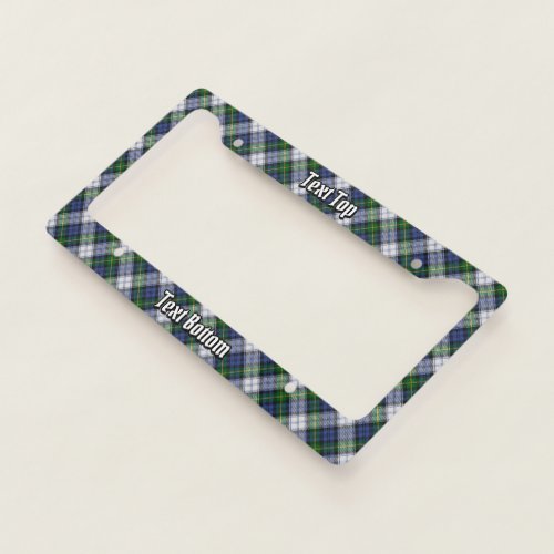 Clan Gordon Dress Tartan License Plate Frame