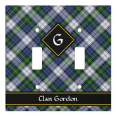 Clan Gordon Dress Tartan Light Switch Cover (Front)