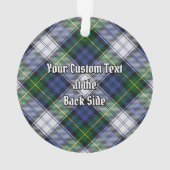 Clan Gordon Dress Tartan Ornament (Back)