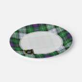 Clan Gordon Dress Tartan Paper Plates (Angled)